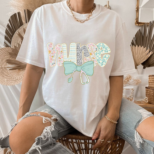 Floral Nurse Shirt
